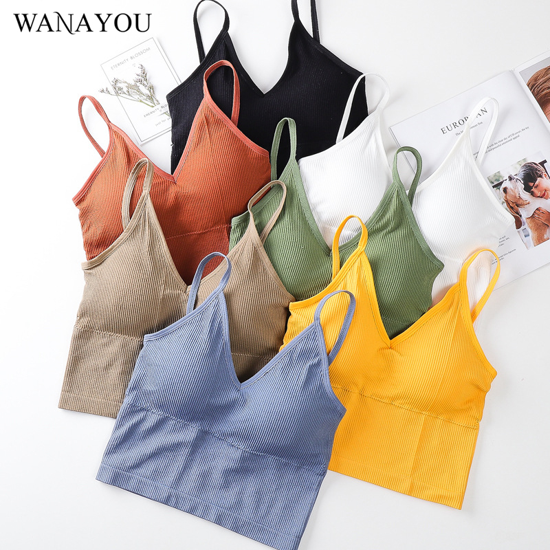 WANAYOU Sports Bra Women Fitness Tops Seamless U-Back Yoga Bra Quick Dry Padded Gym Running Anti-Exposure Shockproof Underwear, Blue
WANAYOU Sports Bra Women Fitness Tops Seamless U-Back Yoga Bra Quick Dry Padded Gym Running Anti-Exposure Shockproof Underwear, Blue