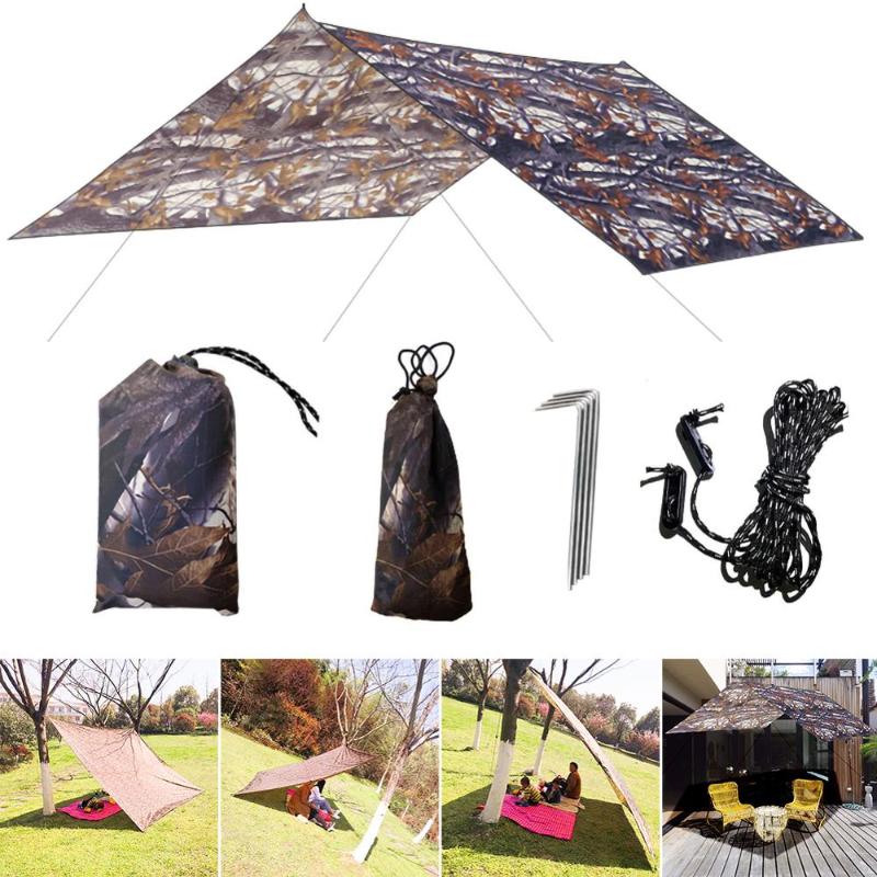 30*30 cm Camouflage Tent Tarp Sun Shelter Awning Outdoor Camping Rain Anti UV Beach Tent Shade Sunshade Canopy
30*30 cm Camouflage Tent Tarp Sun Shelter Awning Outdoor Camping Rain Anti UV Beach Tent Shade Sunshade Canopy