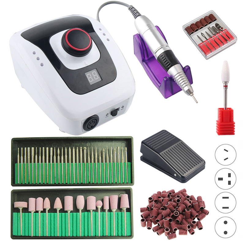 PRO 35000RPM Electric Nail Drill Machine Salon Polishing Set for Manicure Pedicure Milling Cutters Left Hand Strong Nail Drill
PRO 35000RPM Electric Nail Drill Machine Salon Polishing Set for Manicure Pedicure Milling Cutters Left Hand Strong Nail Drill