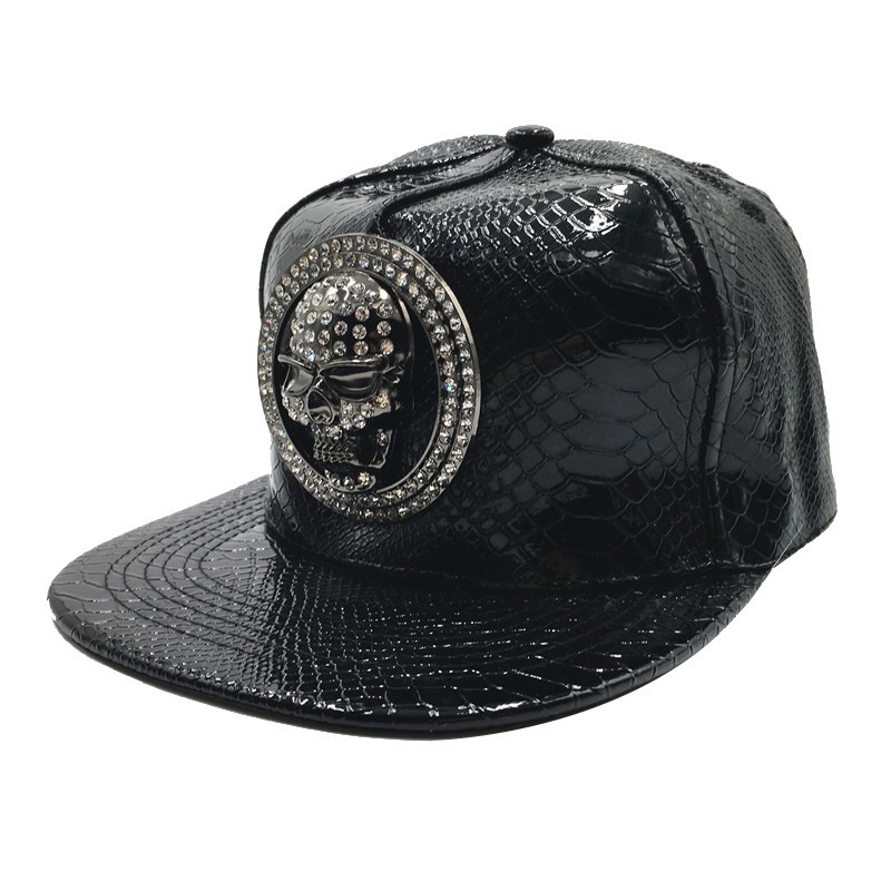 Fashion Men Women PU Leather adjustable Baseball Cap Hip Hop Caps Sun Visor Snapback Flat Dance Street Trendy Hats, Black
Fashion Men Women PU Leather adjustable Baseball Cap Hip Hop Caps Sun Visor Snapback Flat Dance Street Trendy Hats, Black