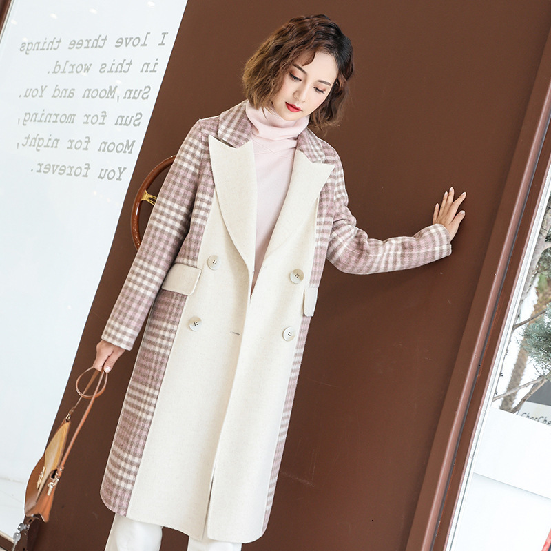 Wool Coat Women Spring Autumn Ladies Coats and Jackets Double Sided Long Jacket Korean Abrigos Mujer Invierno 2020 9136 YY517, Black
Wool Coat Women Spring Autumn Ladies Coats and Jackets Double Sided Long Jacket Korean Abrigos Mujer Invierno 2020 9136 YY517, Black