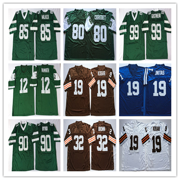 Men's Vintage Joe Namath Joe Klecko Curtis Martin Mark Gastineau Dennis Byrd Wesley Walker Jim Brown Bernie Kosar Johnny Unitas MN Jersey, As pic
Men's Vintage Joe Namath Joe Klecko Curtis Martin Mark Gastineau Dennis Byrd Wesley Walker Jim Brown Bernie Kosar Johnny Unitas MN Jersey, As pic