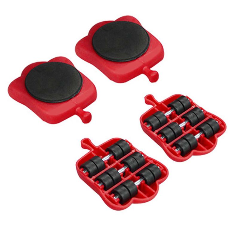 Furniture Mover Tool Transport Lifter Heavy Stuffs Moving 4 Wheeled Roller with 1 Wheel Bar Set Professional Device
Furniture Mover Tool Transport Lifter Heavy Stuffs Moving 4 Wheeled Roller with 1 Wheel Bar Set Professional Device