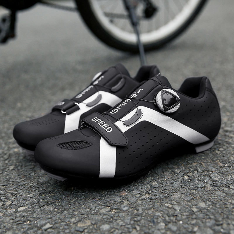 Breathable MTB Outdoor Cycling Shoes Lightweight Reflective Self-Locking Cleat Shoes Athletic Bicycle Sneakers Men Sports, Rubber
Breathable MTB Outdoor Cycling Shoes Lightweight Reflective Self-Locking Cleat Shoes Athletic Bicycle Sneakers Men Sports, Rubber
