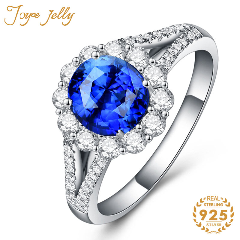JoyceJelly Fashion Women Wedding Jewelry 925 Sterling Silver Women Rings Sapphire Gemstone Fine Wedding Jewelry Wholesale 2020
JoyceJelly Fashion Women Wedding Jewelry 925 Sterling Silver Women Rings Sapphire Gemstone Fine Wedding Jewelry Wholesale 2020