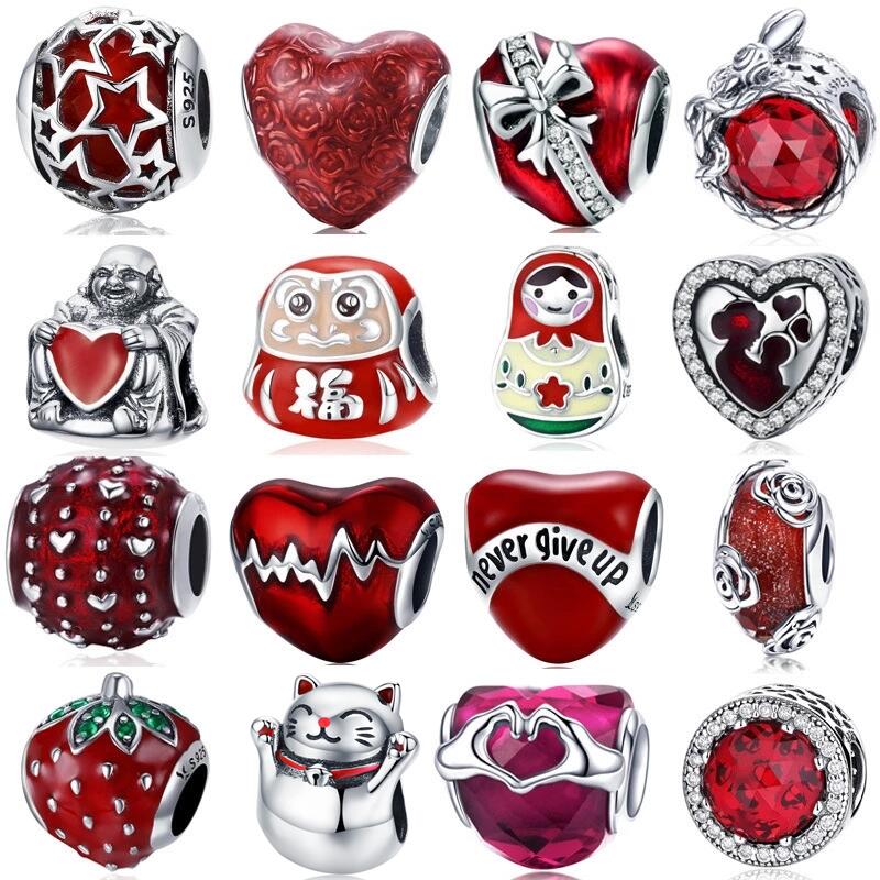 INBEAUT Genuine 925 Sterling Silver China Red Love Touched Heart Mom Baby Beads fit Europe Bracelet Star Letter Crystal Charms
INBEAUT Genuine 925 Sterling Silver China Red Love Touched Heart Mom Baby Beads fit Europe Bracelet Star Letter Crystal Charms