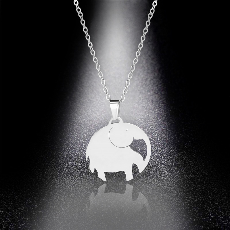 316L Stainless Steel Simple Design Mini Elephant Necklace Female Tide Ins Hip Hop Cartoon Elephant Clavicle Chain
316L Stainless Steel Simple Design Mini Elephant Necklace Female Tide Ins Hip Hop Cartoon Elephant Clavicle Chain