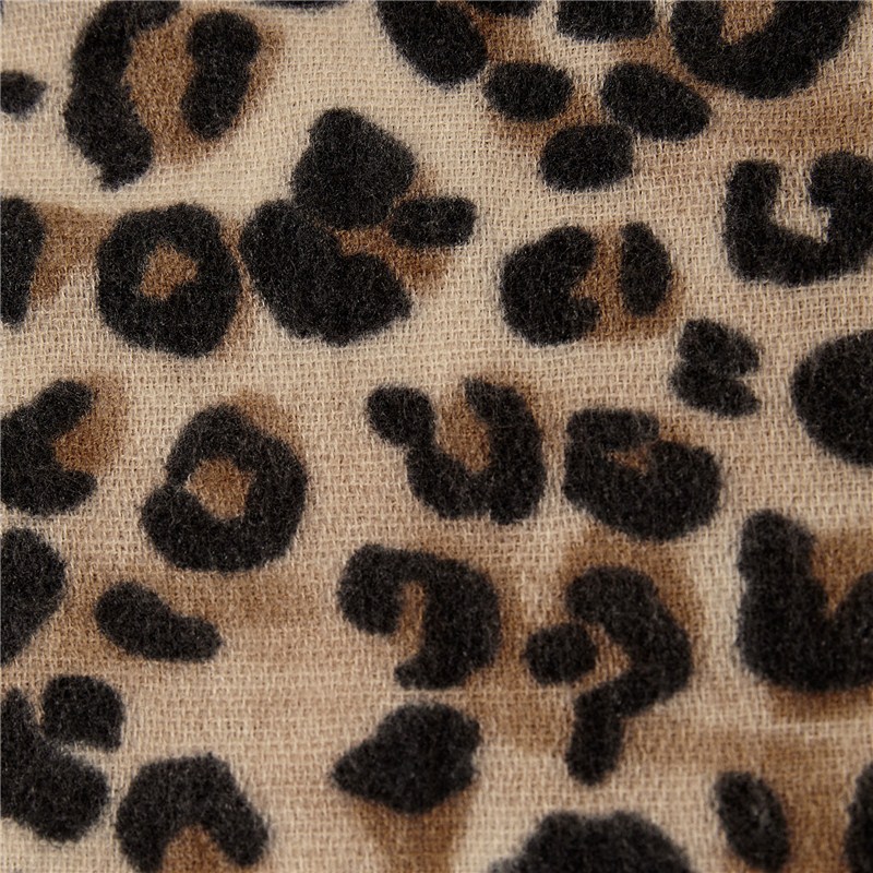DARCHROW Leopard Printed Scarf Women Winter Blanket Scarf Warm Soft Cashmere Thicken Shawls Scarves for Women Lady