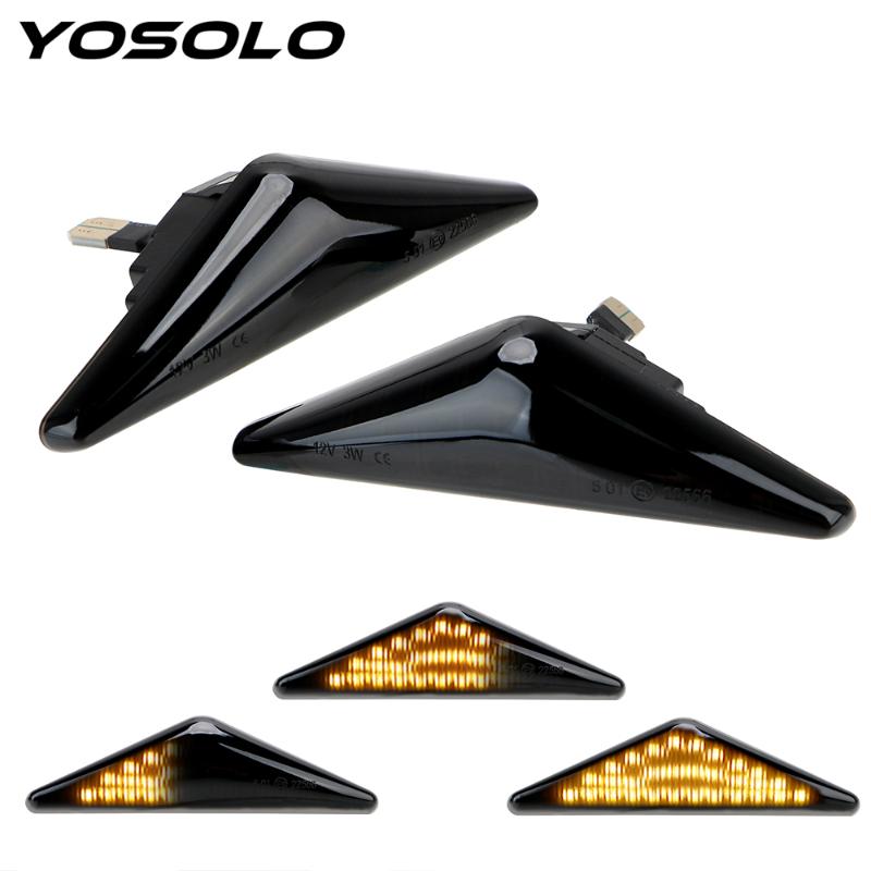 YOSOLO 1 Pair LED Car Dynamic Side Marker Signal Lamp Flowing Water Light Blinker Light Turn Signal for Mondeo Focus, As pic
YOSOLO 1 Pair LED Car Dynamic Side Marker Signal Lamp Flowing Water Light Blinker Light Turn Signal for Mondeo Focus, As pic