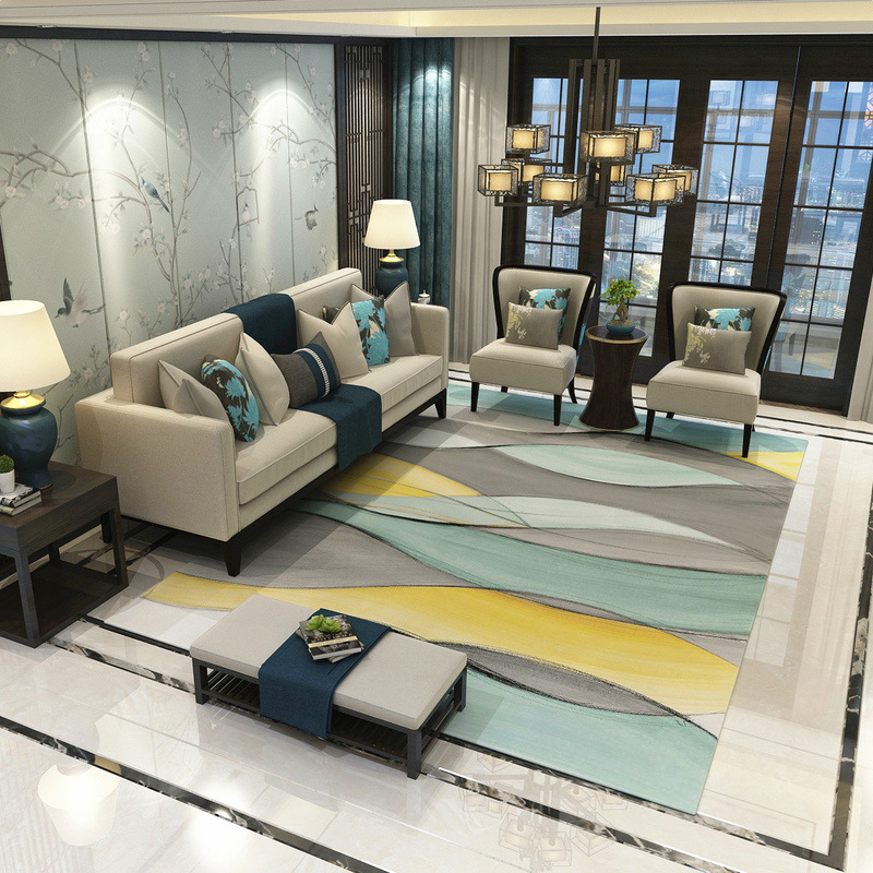 Carpets Nordic Style Abstract Geometric Pattern Carpet Modern Beautiful Rectangular Anti-Slip Mat Home Living Room Decor Supplies, As picture
Carpets Nordic Style Abstract Geometric Pattern Carpet Modern Beautiful Rectangular Anti-Slip Mat Home Living Room Decor Supplies, As picture