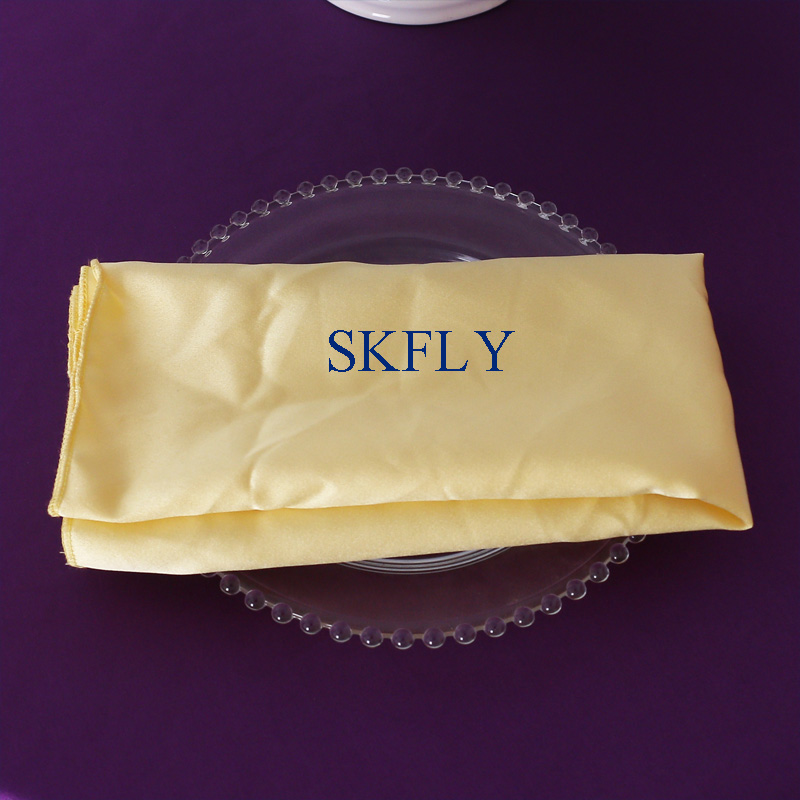 Table Napkin NP002E Good Quality Custom Made Many Colors Light Yellow Wedding 45cm*45cm Blush Pink Thick Satin
Table Napkin NP002E Good Quality Custom Made Many Colors Light Yellow Wedding 45cm*45cm Blush Pink Thick Satin