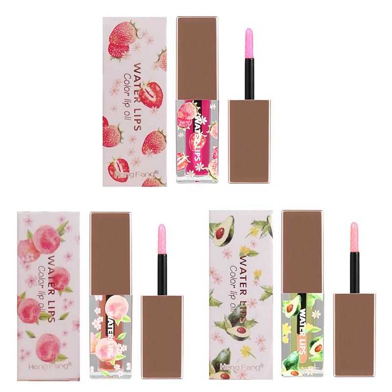 Lip Gloss Nourishing Color Changing Transparent Makeup Moisturizing Liquid Lipstick Plant Lips