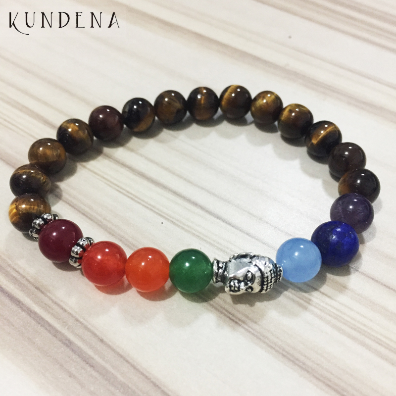 High Quality Tiger's Eye Chakra bracelet Yoga Meditation bracelets for girls Buddha Chakra Mala bracelet Unisex
High Quality Tiger's Eye Chakra bracelet Yoga Meditation bracelets for girls Buddha Chakra Mala bracelet Unisex