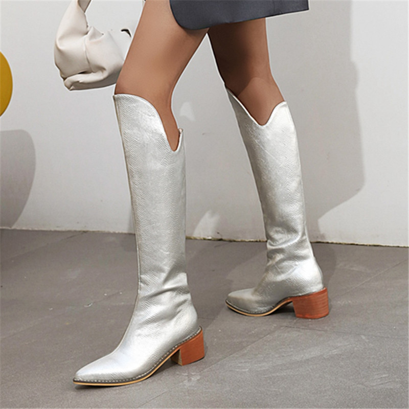 2021 winter cowboy western High boots boots woman low heels fashion casual pointed toe concise women big size 43, Blue
2021 winter cowboy western High boots boots woman low heels fashion casual pointed toe concise women big size 43, Blue