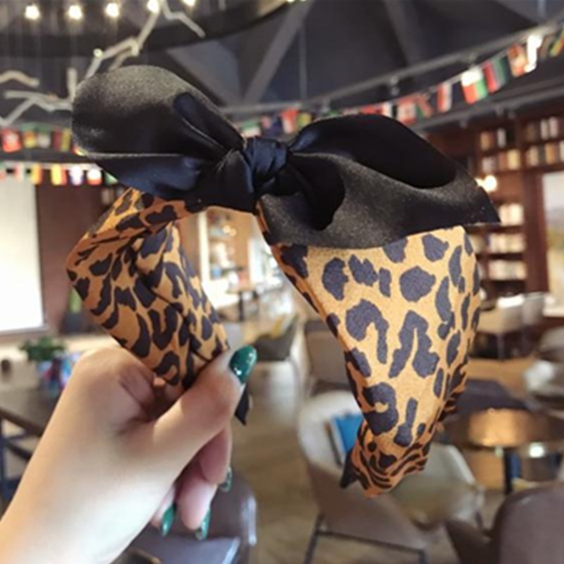 Women New Animal Print Bow Knotted Headband Adults Girls Hair Accessories Wide Head Band with Little Bow Knot Ladies Headdress
Women New Animal Print Bow Knotted Headband Adults Girls Hair Accessories Wide Head Band with Little Bow Knot Ladies Headdress