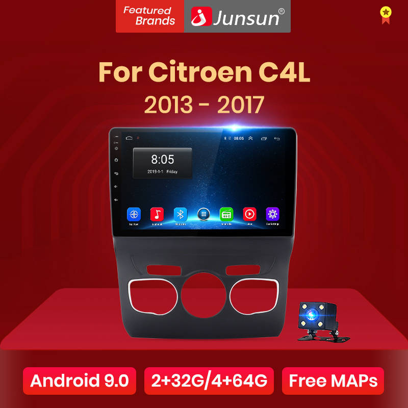 Junsun V1 2G + 32G Android 9.0 For C4L 2013 - 2020 Car Radio Multimedia Video Player Navigation GPS 2 din dvd car dvd
Junsun V1 2G + 32G Android 9.0 For C4L 2013 - 2020 Car Radio Multimedia Video Player Navigation GPS 2 din dvd car dvd