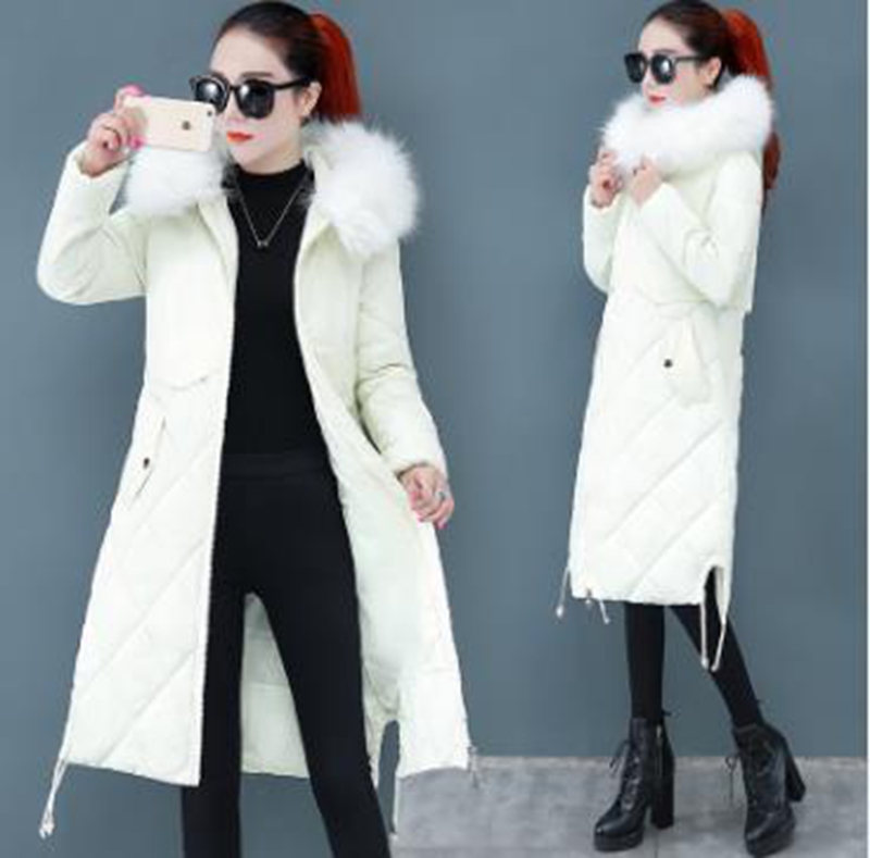 Wholesale winter new style hooded mid-length women's loose fur collar fashion thick warm cotton jacket, Black 2
Wholesale winter new style hooded mid-length women's loose fur collar fashion thick warm cotton jacket, Black 2