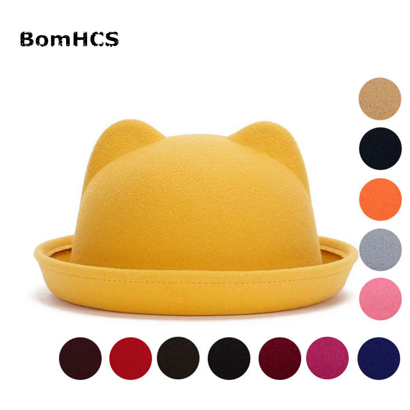 BomHCS Lovely Ear Hat Spring Autumn Winter Fedoras Women Fashion Wool-like Hat 16919MZ4, Red
BomHCS Lovely Ear Hat Spring Autumn Winter Fedoras Women Fashion Wool-like Hat 16919MZ4, Red