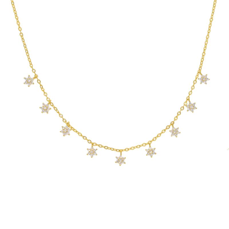 2020 Fashion Drop Star flower Choker Necklace Gold Star Necklace for women girls sexy delicate cz station layer choker
2020 Fashion Drop Star flower Choker Necklace Gold Star Necklace for women girls sexy delicate cz station layer choker