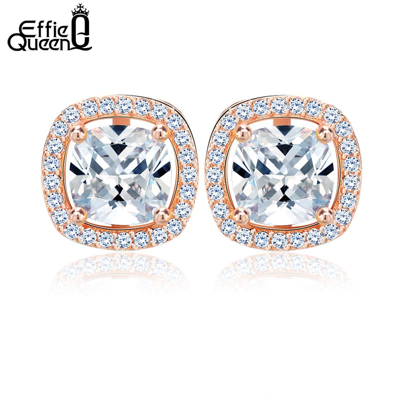 Effie Queen Big Crystal Purple Zircon Stud Earrings Fashion Korean Style Square Women Cute Earring Wedding Jewelry Gift DE149
Effie Queen Big Crystal Purple Zircon Stud Earrings Fashion Korean Style Square Women Cute Earring Wedding Jewelry Gift DE149
