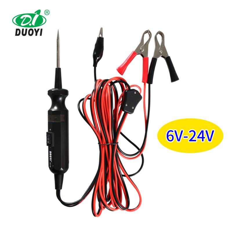 DUOYI 18 Car Circuit Tester Power Probe 12V 24V Electrical Current Track Locate Short Circuits Bad Ground Contacts
DUOYI 18 Car Circuit Tester Power Probe 12V 24V Electrical Current Track Locate Short Circuits Bad Ground Contacts
