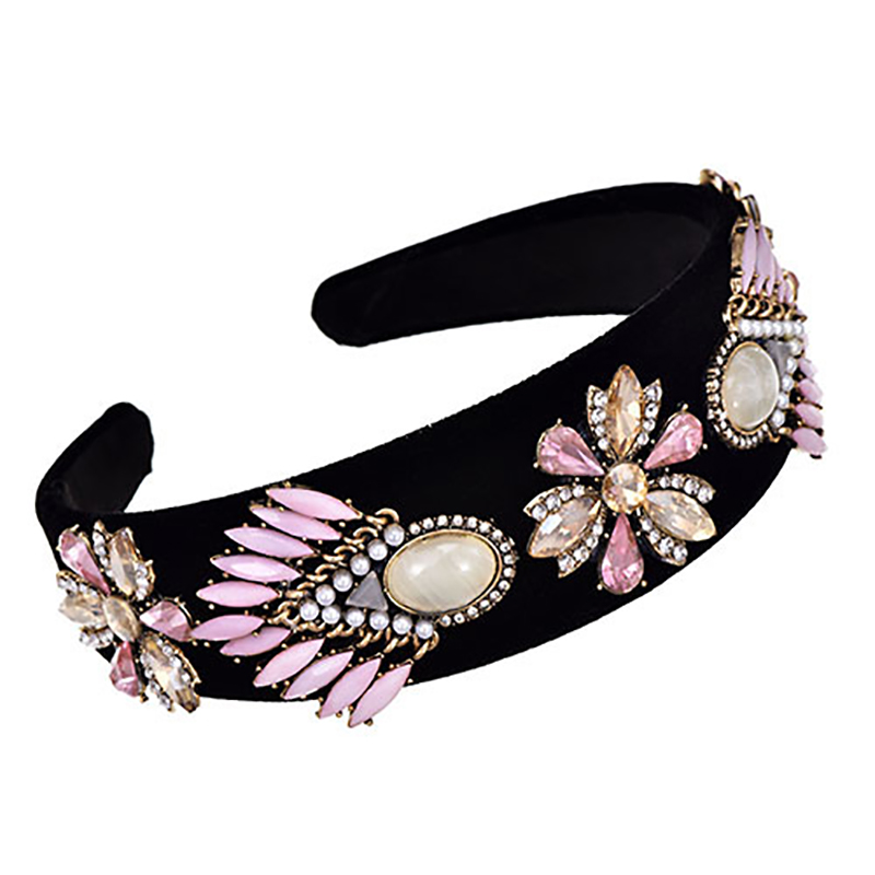 ZHINI New Fashion Pink Color Print Headbands Summer Hair Bands for Women Punk Gothic Zircon Crystal Hair Accessories Jewelry
ZHINI New Fashion Pink Color Print Headbands Summer Hair Bands for Women Punk Gothic Zircon Crystal Hair Accessories Jewelry