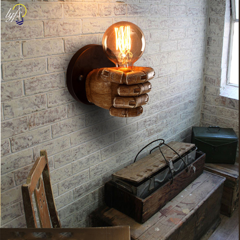 lyfs 7.5X11cm Creative Fist Resin Wall Lamps Decoration Cafe Restaurant Bar Bedroom Wall Lamp E27 90V-260V
lyfs 7.5X11cm Creative Fist Resin Wall Lamps Decoration Cafe Restaurant Bar Bedroom Wall Lamp E27 90V-260V