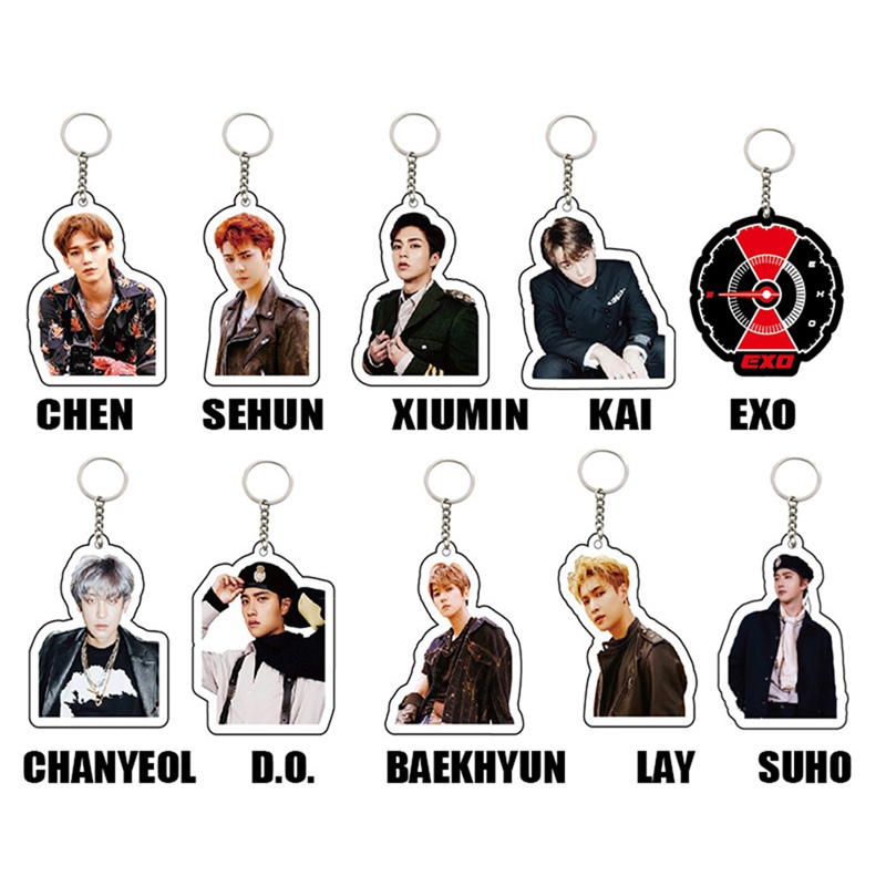 KPOP EXO Keychain 5th Don't Mess Up My Tempo Chains Keyring Accessories Acrylic Key Ring Jewelry Gift for Women Men
KPOP EXO Keychain 5th Don't Mess Up My Tempo Chains Keyring Accessories Acrylic Key Ring Jewelry Gift for Women Men