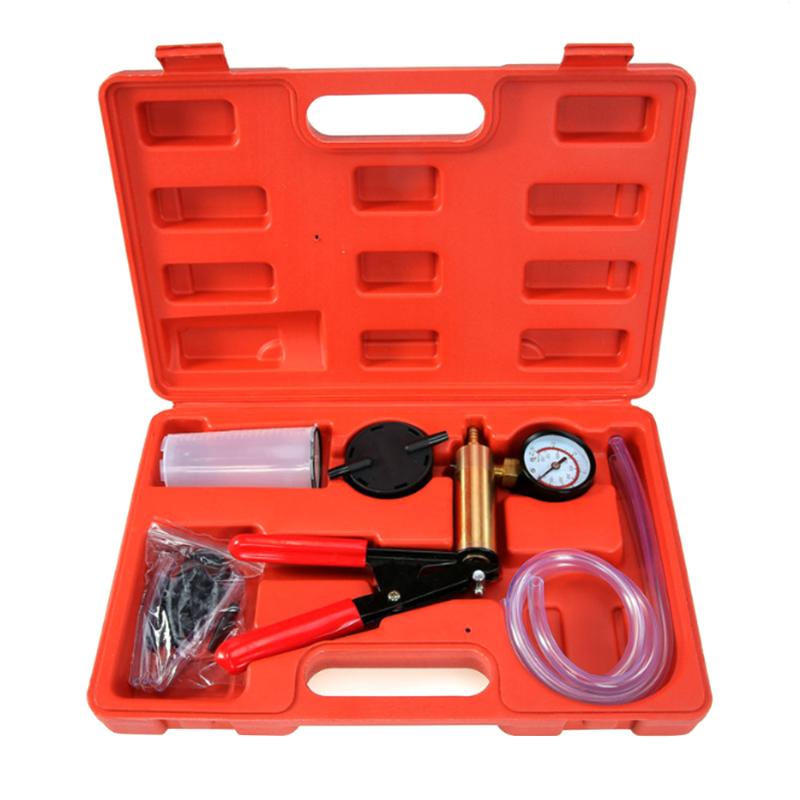 Car Handheld Vacuum Pressure Pump Tester Kit Hand held repair tool Brake Bleeder Kit Brake Fluid Bleeder with Box
Car Handheld Vacuum Pressure Pump Tester Kit Hand held repair tool Brake Bleeder Kit Brake Fluid Bleeder with Box