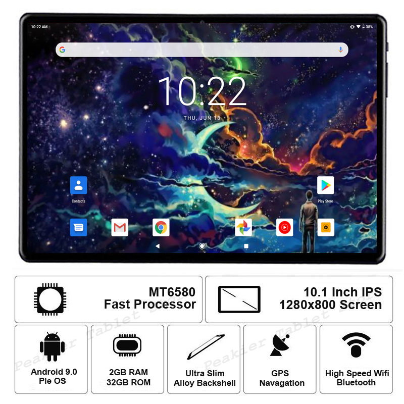 Updated New Android Super Glass 10 inch tablet Dual SIM Cards 3G Phone Call 1280*800 IPS 2.5D TP Kids Tablets 10 10.1+Free Gifts, Black
Updated New Android Super Glass 10 inch tablet Dual SIM Cards 3G Phone Call 1280*800 IPS 2.5D TP Kids Tablets 10 10.1+Free Gifts, Black