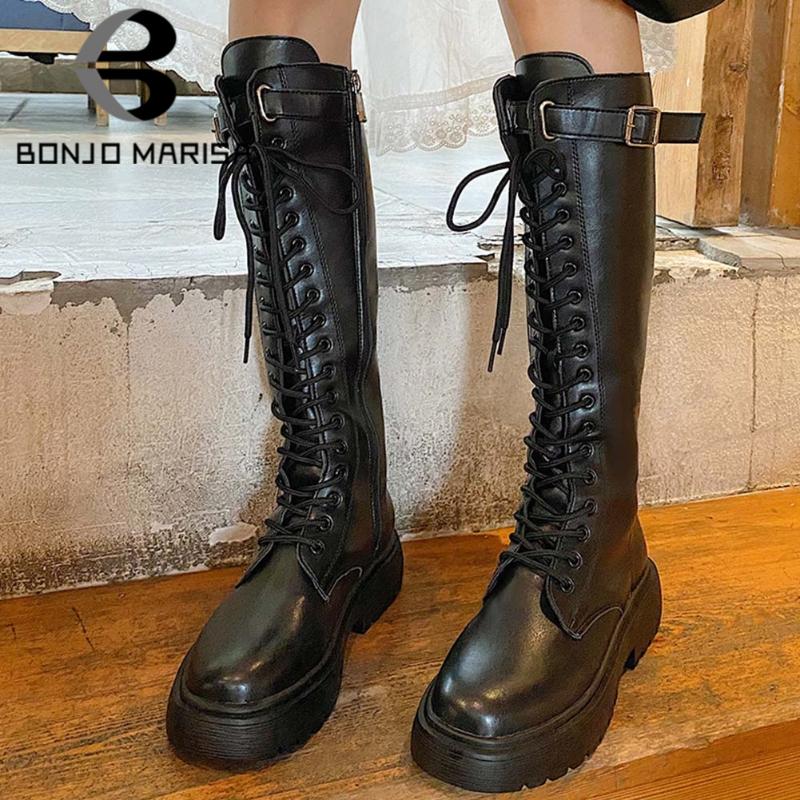 BONJOMARISA Brand Ladies Platform Lace Up Mid Calf Boots Buckle Solid Punk Chunky Heel Boots Women 2020 Casual Shoes Woman, White
BONJOMARISA Brand Ladies Platform Lace Up Mid Calf Boots Buckle Solid Punk Chunky Heel Boots Women 2020 Casual Shoes Woman, White