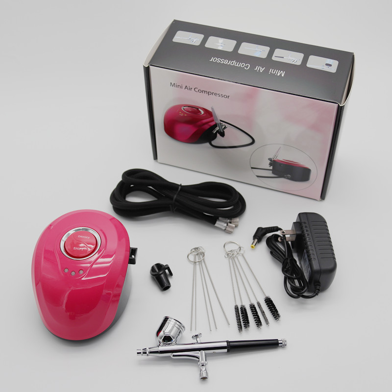 Spray gun mini spray gun, paint gun, nail makeup beauty pen, double action gun kit 7cc compressor
Spray gun mini spray gun, paint gun, nail makeup beauty pen, double action gun kit 7cc compressor