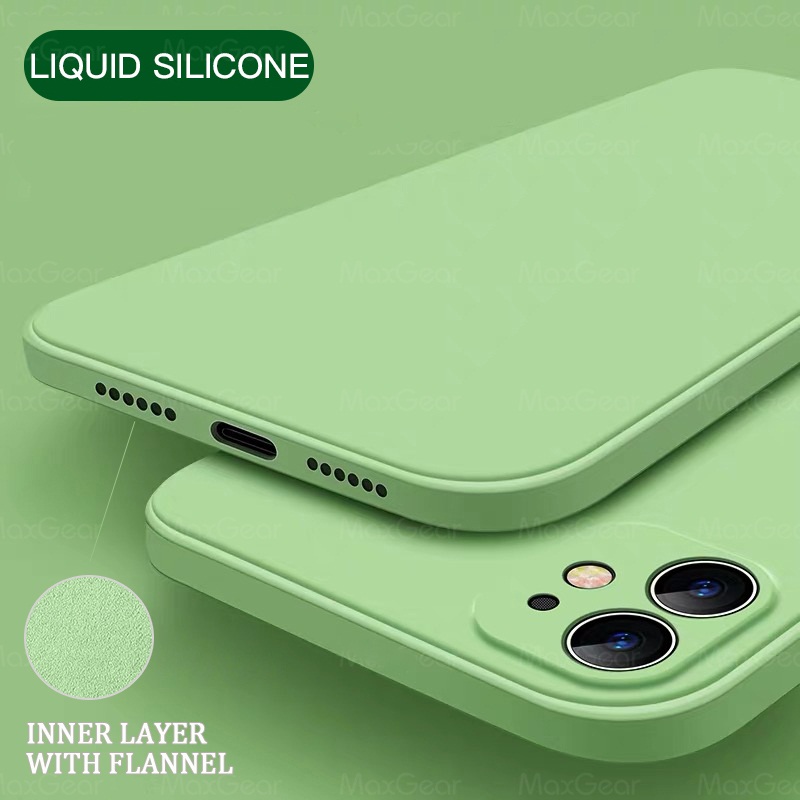Square Liquid Silicone Soft Cell Phone Cases For iPhone 12 11 Pro XR XS Max 7 8 6s Plus SE 2 Color Cover, Gray
Square Liquid Silicone Soft Cell Phone Cases For iPhone 12 11 Pro XR XS Max 7 8 6s Plus SE 2 Color Cover, Gray