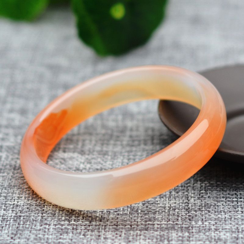 Natural Orange white Round Bangles Chalcedony Jades Bangles Bracelets Gift For Women's Jades Stone fashion Jewelry
Natural Orange white Round Bangles Chalcedony Jades Bangles Bracelets Gift For Women's Jades Stone fashion Jewelry