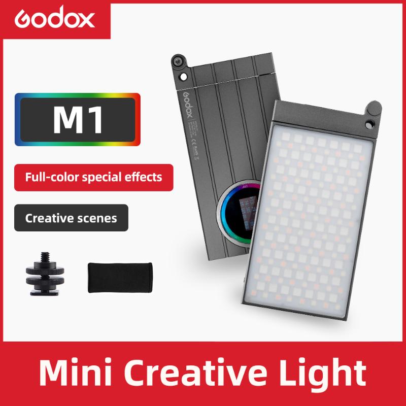 Godox M1 2500k-8500k Full Color RGB LED Light Pocket Aluminum Alloy LED Video Creative Light Multiple Special Effects Function
Godox M1 2500k-8500k Full Color RGB LED Light Pocket Aluminum Alloy LED Video Creative Light Multiple Special Effects Function