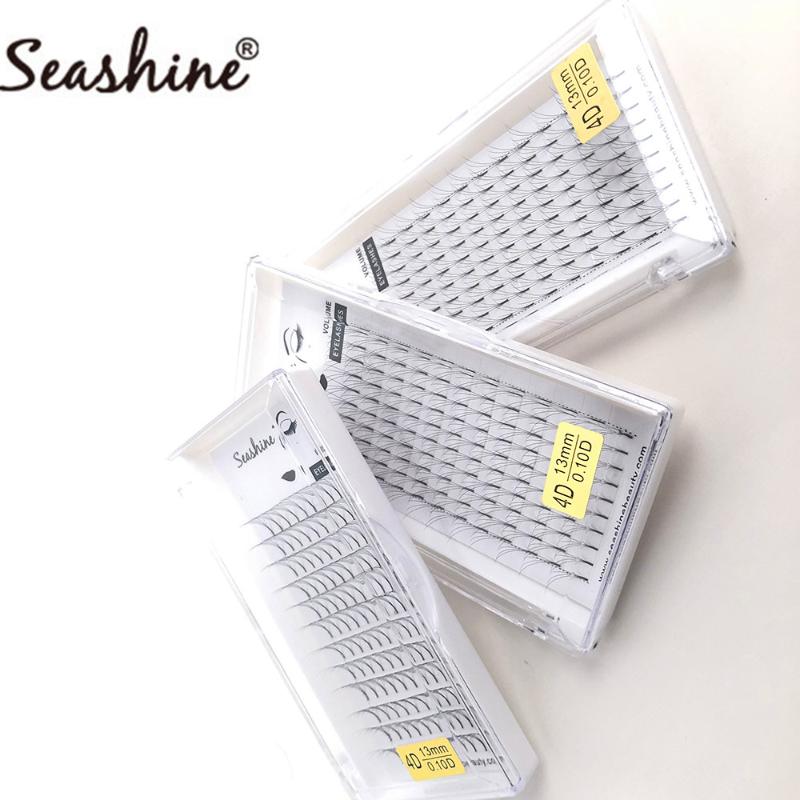 

Seashine Mink Eyelashe Individual Extension Lash Supplies Premade Fans Long Stem Russia Volume Lashes Handmade False Eyelashes