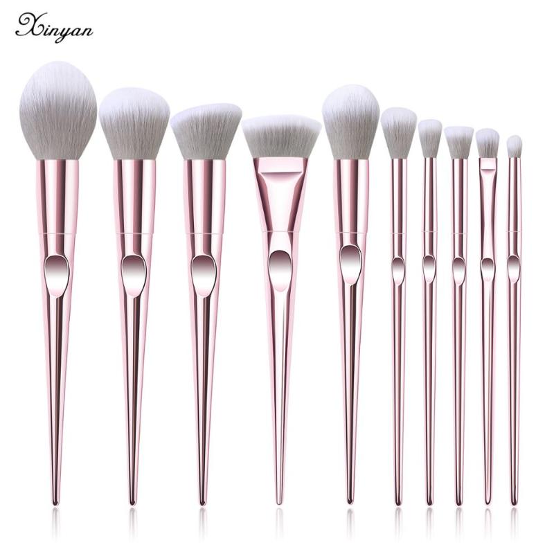 XINYAN Pink Makeup Brush Set Eyeshadow Eyeliner Lip Cosmetic Face Eye Shadow Eyeliner Powder Brush Makeup Beauty Tool 10pcs
XINYAN Pink Makeup Brush Set Eyeshadow Eyeliner Lip Cosmetic Face Eye Shadow Eyeliner Powder Brush Makeup Beauty Tool 10pcs