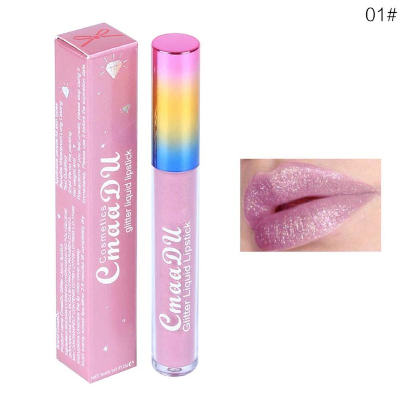 Lip Gloss Nude Lipstick Lipgloss Makeup Lip-Pigment Matte Dark Black Long-Lasting Waterproof 6-Colors