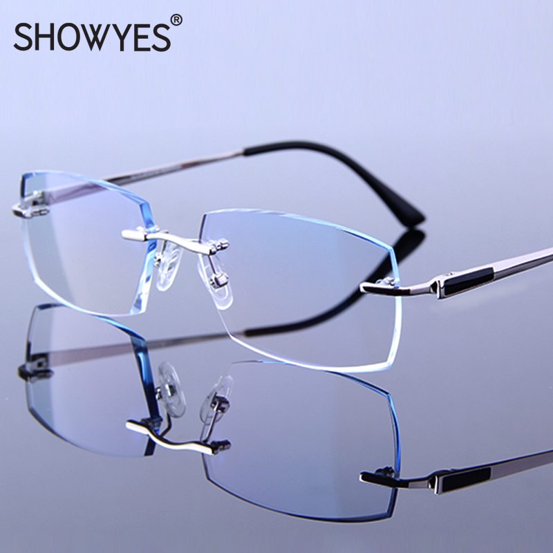 Anti Blue Light Rimless Myopia Glasses Men Gentleman Style Computer Eyeglasses Gradient Blue Frameless Male Eye Eyewear
Anti Blue Light Rimless Myopia Glasses Men Gentleman Style Computer Eyeglasses Gradient Blue Frameless Male Eye Eyewear