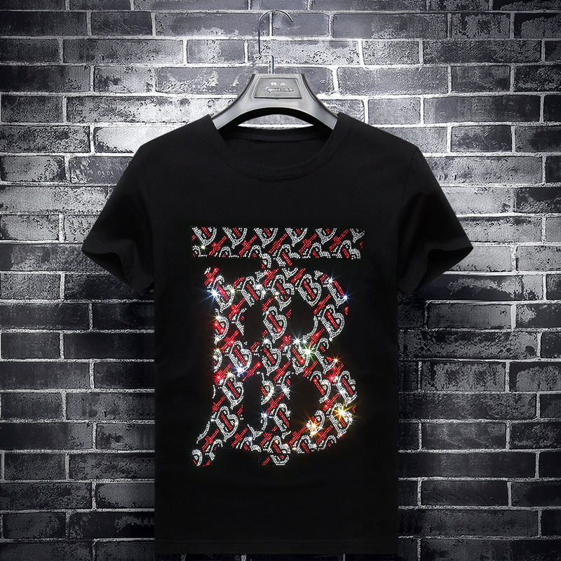 Summer men's national Tide brand hot drilling T-shirt short sleeve men's round neck half sleeve social guy large size T-shirt m-xxxl, White;black
Summer men's national Tide brand hot drilling T-shirt short sleeve men's round neck half sleeve social guy large size T-shirt m-xxxl, White;black