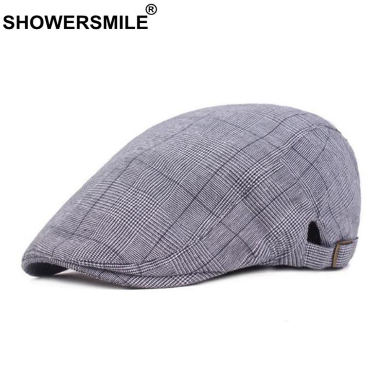 Berets SHOWERSMILE Flat Hat Beret Men Houndstooth Blue Duckbill Ivy Cap British Vintage Cotton Summer Adjustable Casual Male Gatsby, Grey
Berets SHOWERSMILE Flat Hat Beret Men Houndstooth Blue Duckbill Ivy Cap British Vintage Cotton Summer Adjustable Casual Male Gatsby, Grey