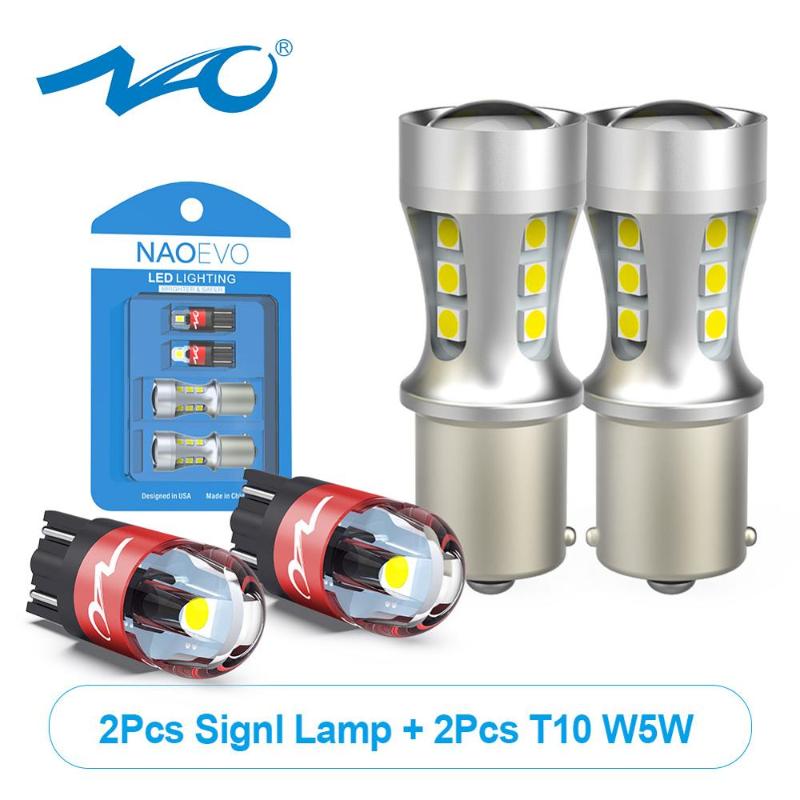 NAO P21W 1156 T10 Led lights for Car W5W BA15S 5W 1300Lm Auto Daytime Running Lamp 12V 3030 Chip 194 168 Interior Map Bulb, As pic
NAO P21W 1156 T10 Led lights for Car W5W BA15S 5W 1300Lm Auto Daytime Running Lamp 12V 3030 Chip 194 168 Interior Map Bulb, As pic