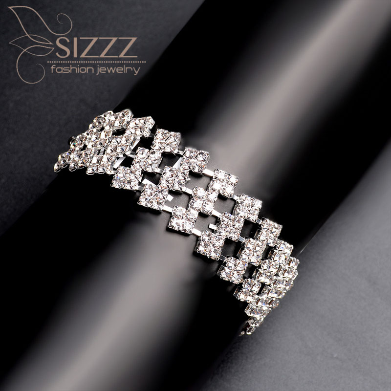 2020 Hot European and American fashion jewelry personality bride full crystal width Bracelet&Bangles for women
2020 Hot European and American fashion jewelry personality bride full crystal width Bracelet&Bangles for women