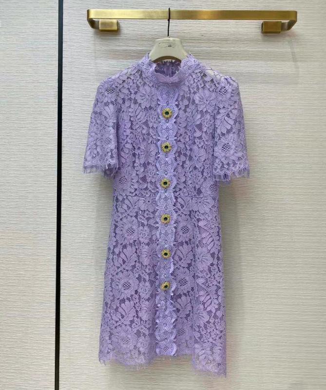 Hollow Out Dress Summer Fashion Casual Lace Dress Lady Short Sleeve Mini, Blue
Hollow Out Dress Summer Fashion Casual Lace Dress Lady Short Sleeve Mini, Blue