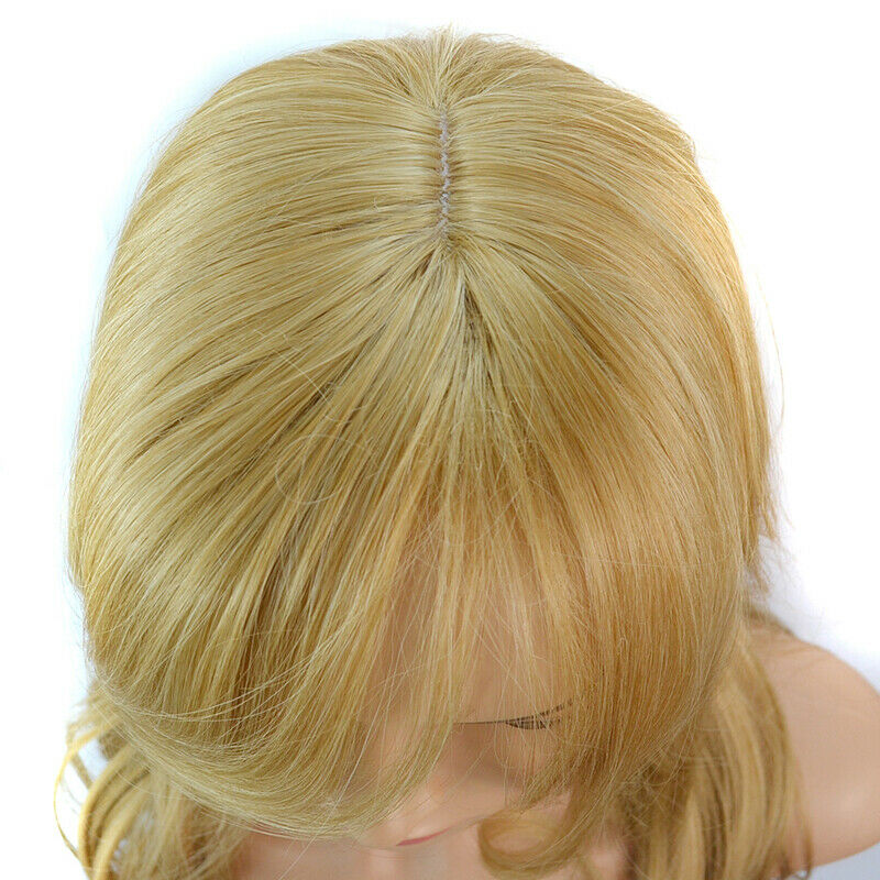 Women Long Curly Hair Full With Bang Synthetic Wavy Cosplay Party Halloween Gift