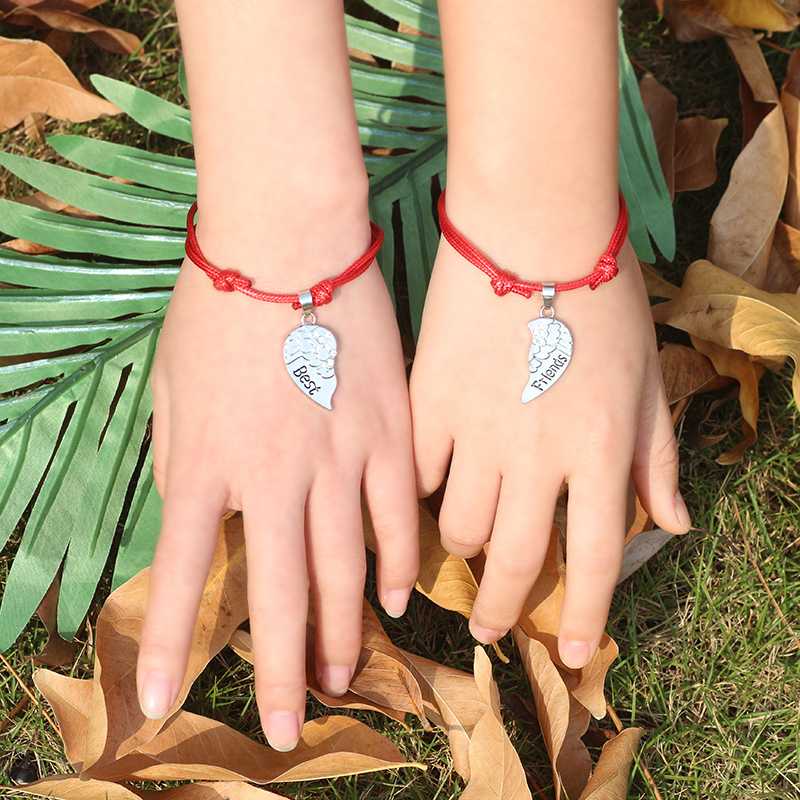 Charm Bracelets Multi Colored Leather Friend Bracelet For Girl Men Wing Heart Crystal Pendant Adjustable Jewelry Gift 2021
Charm Bracelets Multi Colored Leather Friend Bracelet For Girl Men Wing Heart Crystal Pendant Adjustable Jewelry Gift 2021