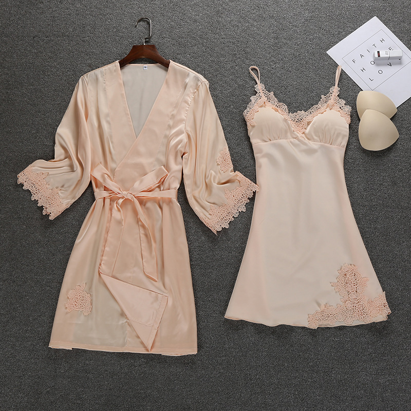 2020 Summer Night Robe Sexy Womens 2PC Strap Top Suit Sleepwear Sets Casual Pajamas Home Wear Nightwear Kimono Bath Gown, Black
2020 Summer Night Robe Sexy Womens 2PC Strap Top Suit Sleepwear Sets Casual Pajamas Home Wear Nightwear Kimono Bath Gown, Black