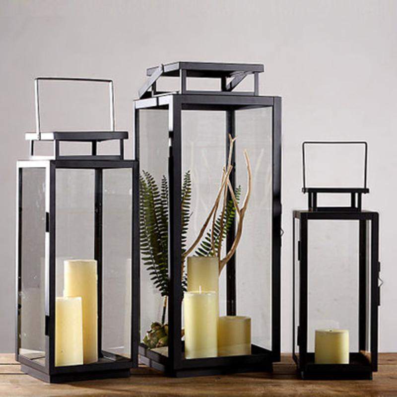 Retro Wrought Iron Candle Holder Silver Black Romantic European Glass Candlestick Chinese Portable Windproof Lamp Mumluk 50ch007
Retro Wrought Iron Candle Holder Silver Black Romantic European Glass Candlestick Chinese Portable Windproof Lamp Mumluk 50ch007