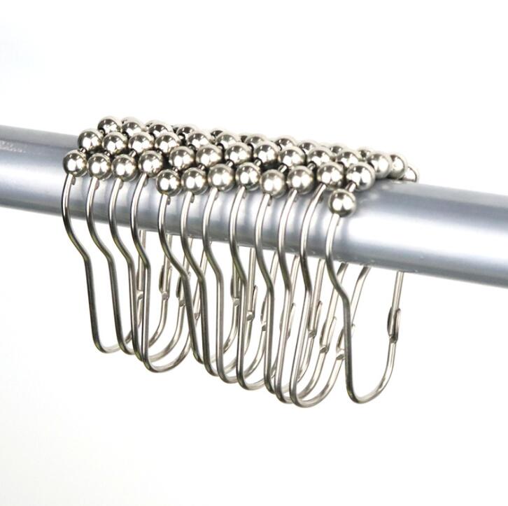 New Shower Curtain Rings Hooks Stainless steel Bathroom Clip Easy Glide Hooks Polished Shower Curtain Rings Curtain Hooks T10I0030
New Shower Curtain Rings Hooks Stainless steel Bathroom Clip Easy Glide Hooks Polished Shower Curtain Rings Curtain Hooks T10I0030