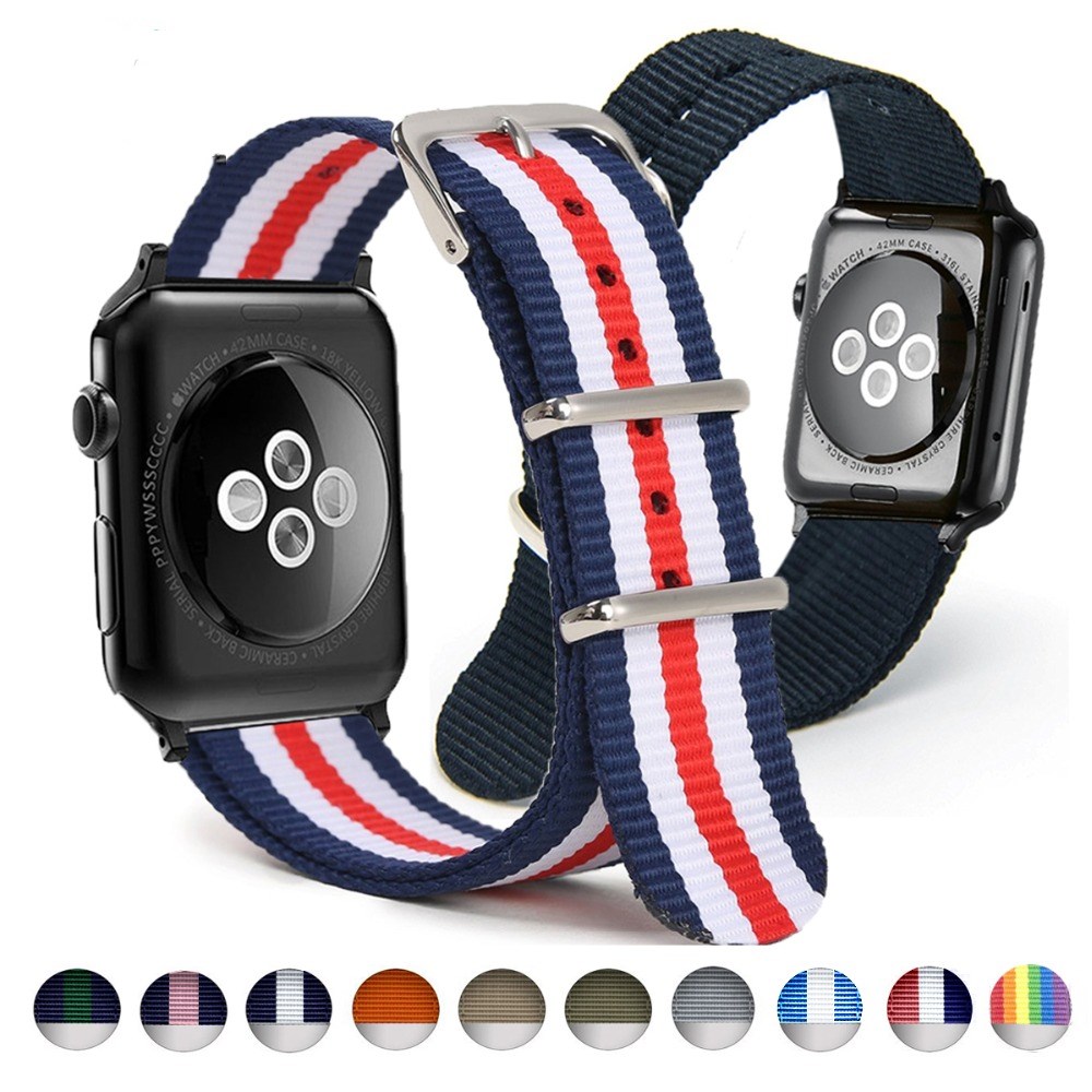 Eastar Woven Nylon Band Watchband For Apple Watch 3 42mm 38mm fabric-like strap iwatch 5/4/3/2/1 wrist band nylon watchband belt
Eastar Woven Nylon Band Watchband For Apple Watch 3 42mm 38mm fabric-like strap iwatch 5/4/3/2/1 wrist band nylon watchband belt